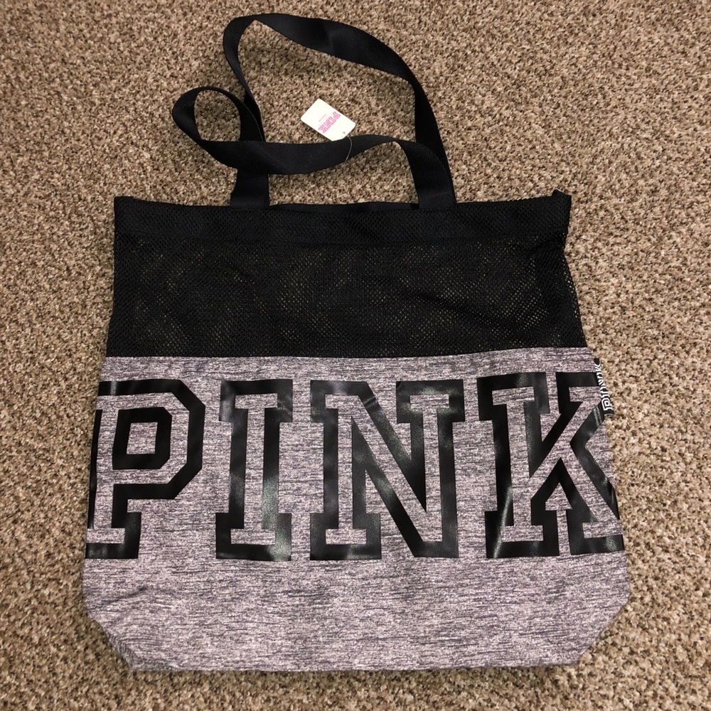 Pink Victoria’s Secret mesh bag